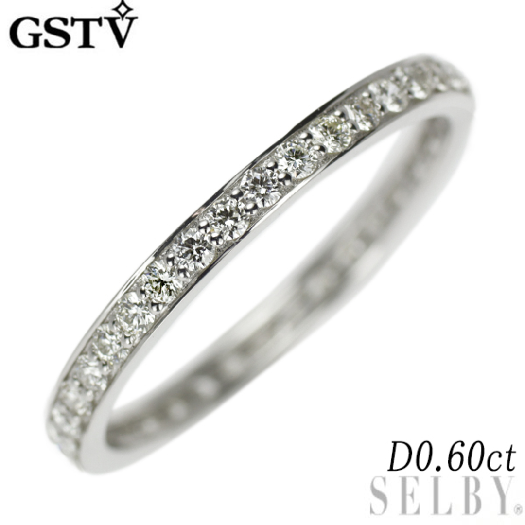 GSTV Pt950 ダイヤモンド リング 0.60ct フルエタニティの通販 GSTV Pt950 ダイヤモンド リング 0.60ct フルエタニティの通販