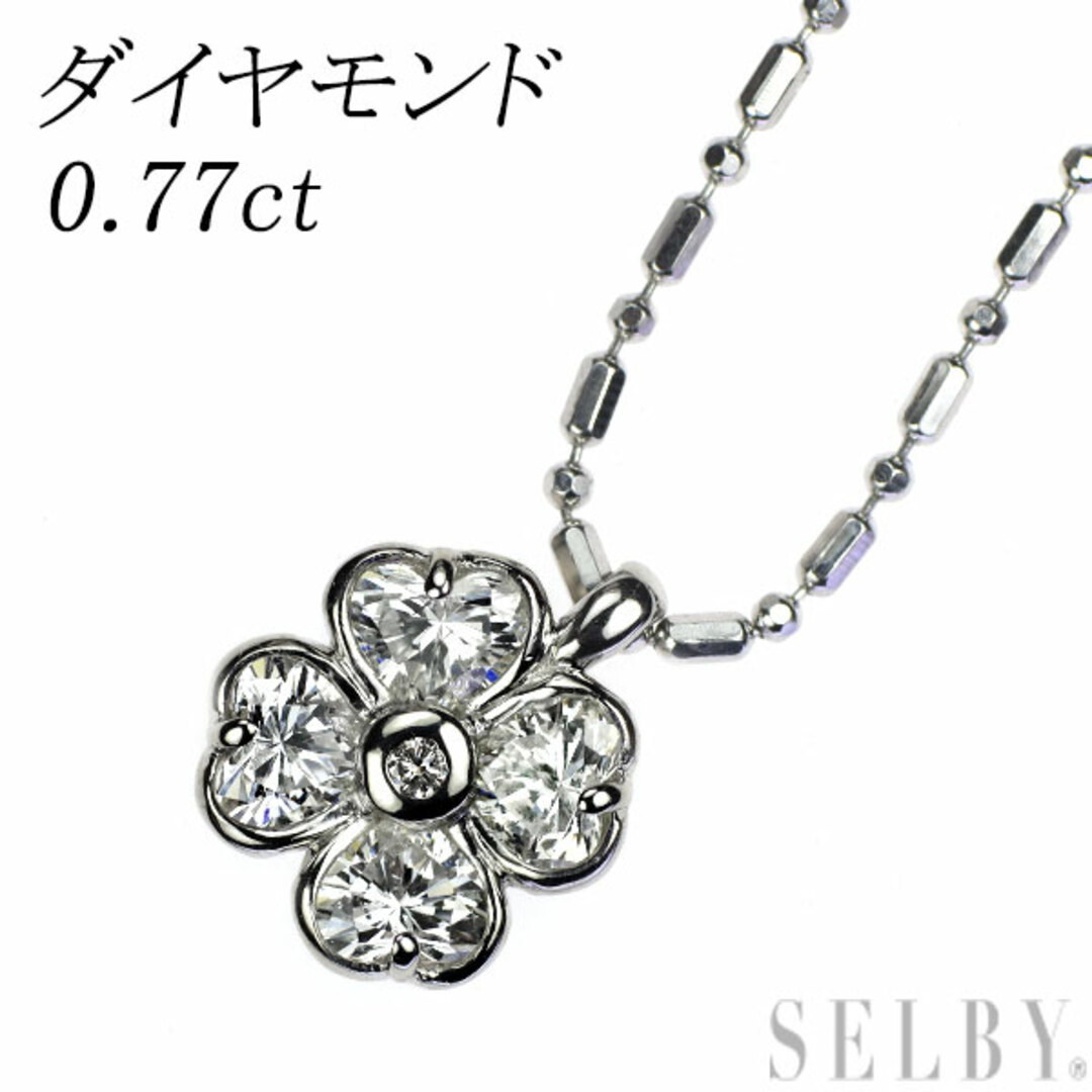 【高品質】 Pt900/ 0.77ct ペンダントネックレス ダイヤモンド Pt850 プラチナ