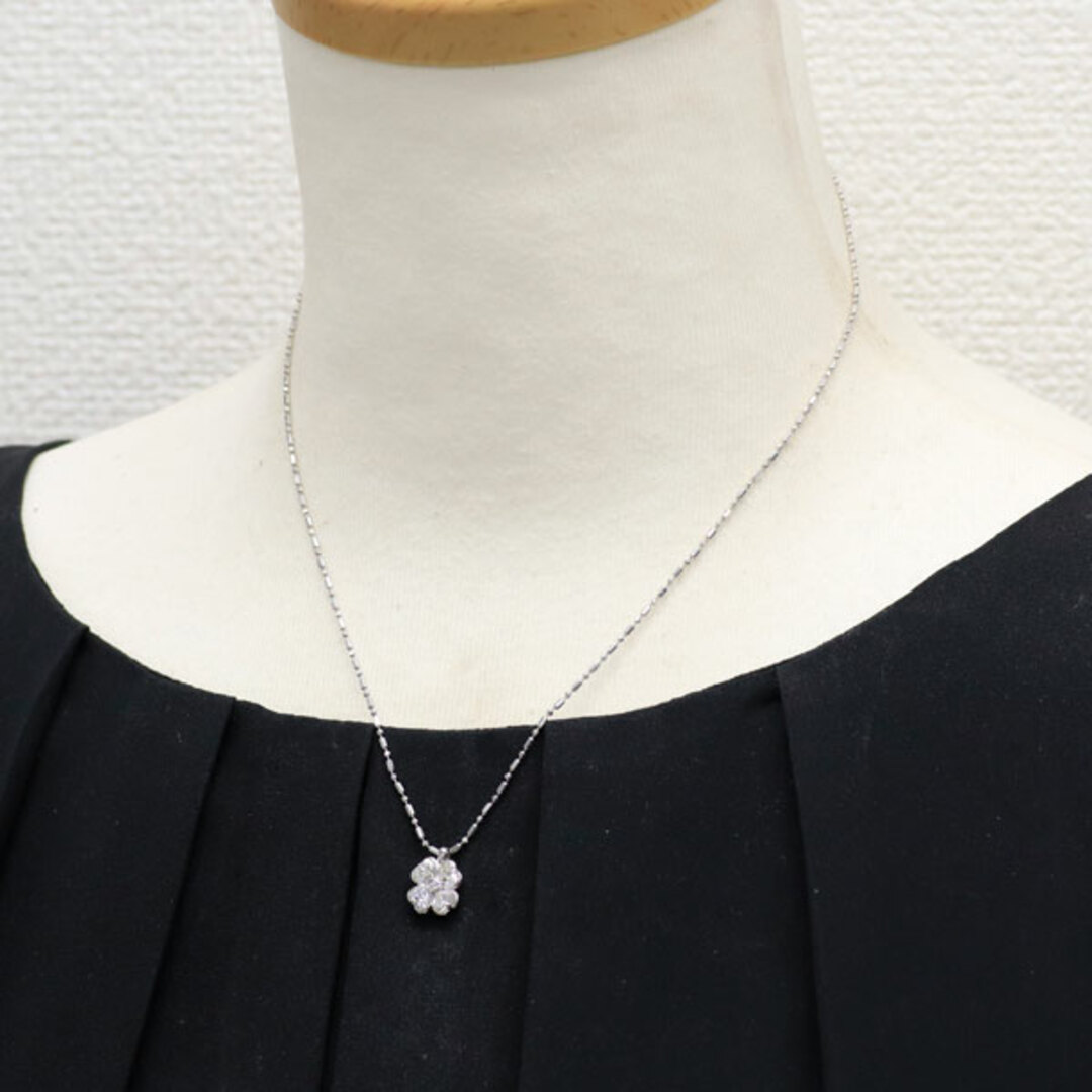 Pt900/ Pt850 ダイヤモンド ペンダントネックレス 0.77ct Pt900/ Pt850 ダイヤモンド ペンダントネックレス 0.77ct
