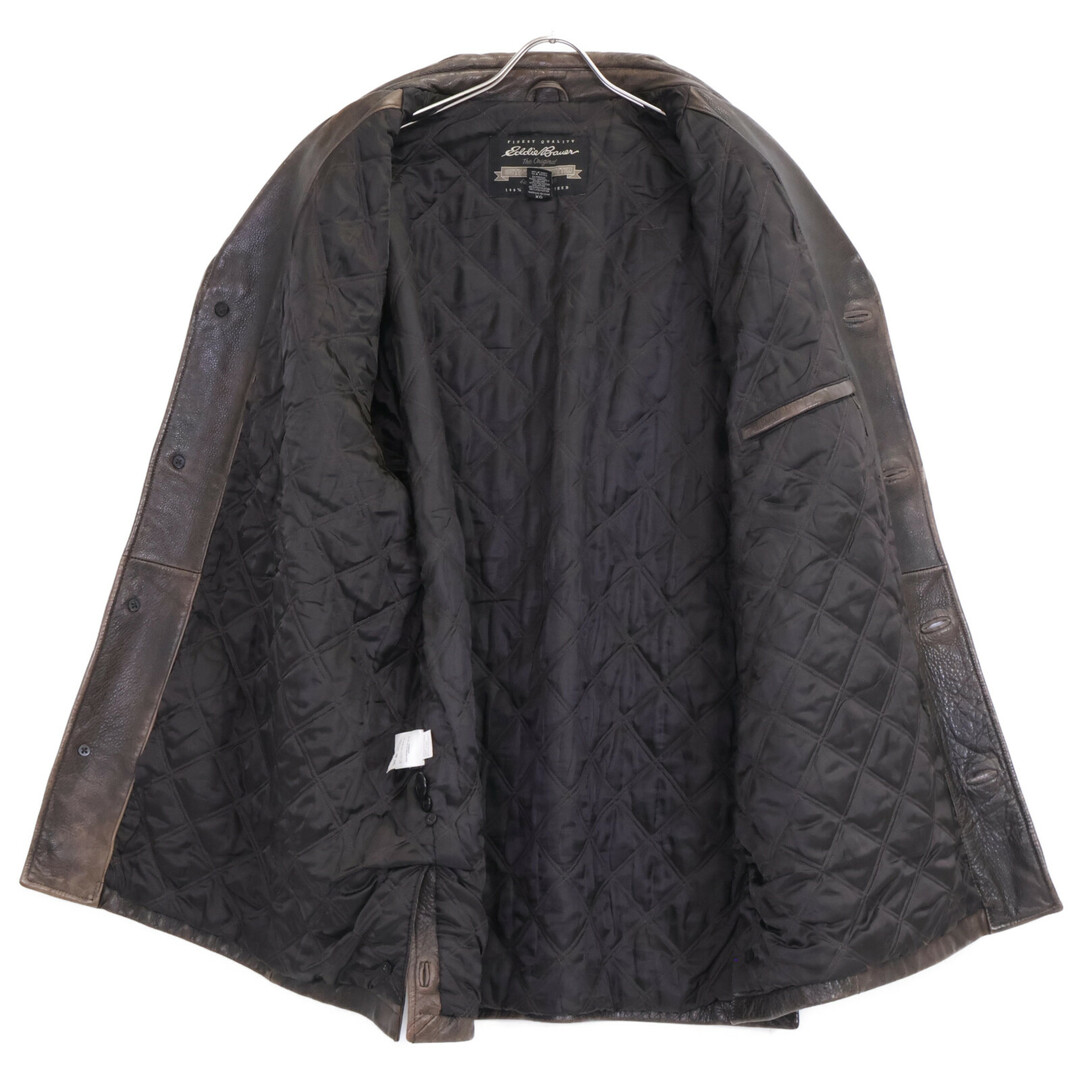 Eddie Bauer - エディーバウアー 90~00S ブラウン レザーカー Eddie Bauer - エディーバウアー 90~00S ブラウン レザーカー