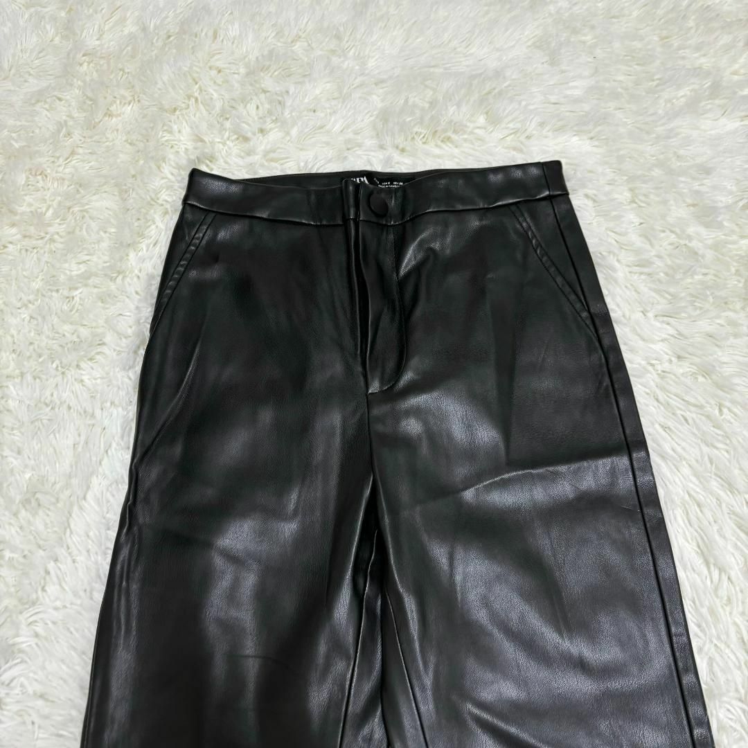 ZARA - 【美品】ザラ ZARA フェイクレザースキニーパンツ 伸縮性 ZARA - 【美品】ザラ ZARA フェイクレザースキニーパンツ 伸縮性
