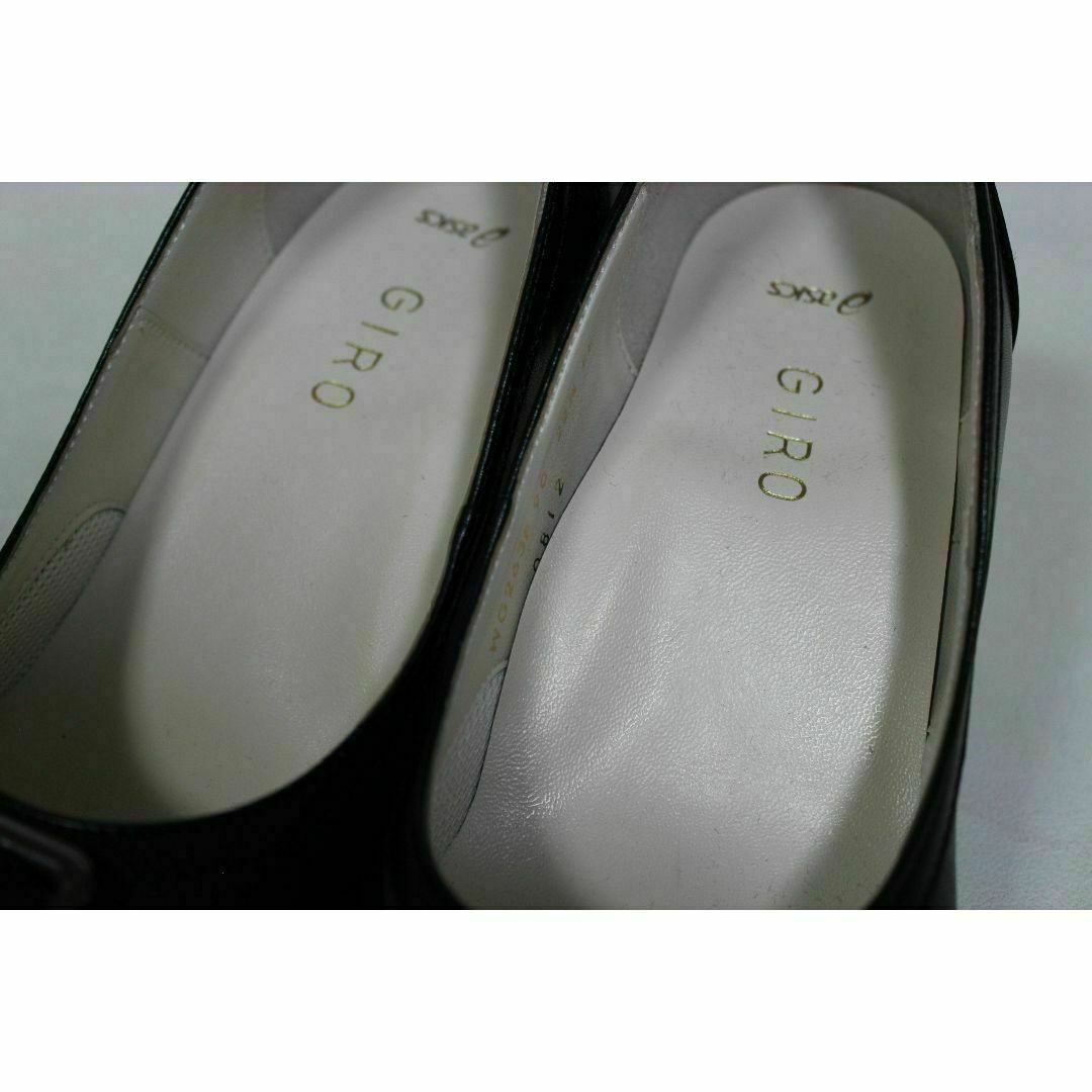 05□GIRO ジーロ 本革バックルパンプス(22.5cm2E)超美品の通販 05□GIRO ジーロ 本革バックルパンプス(22.5cm2E)超美品の通販