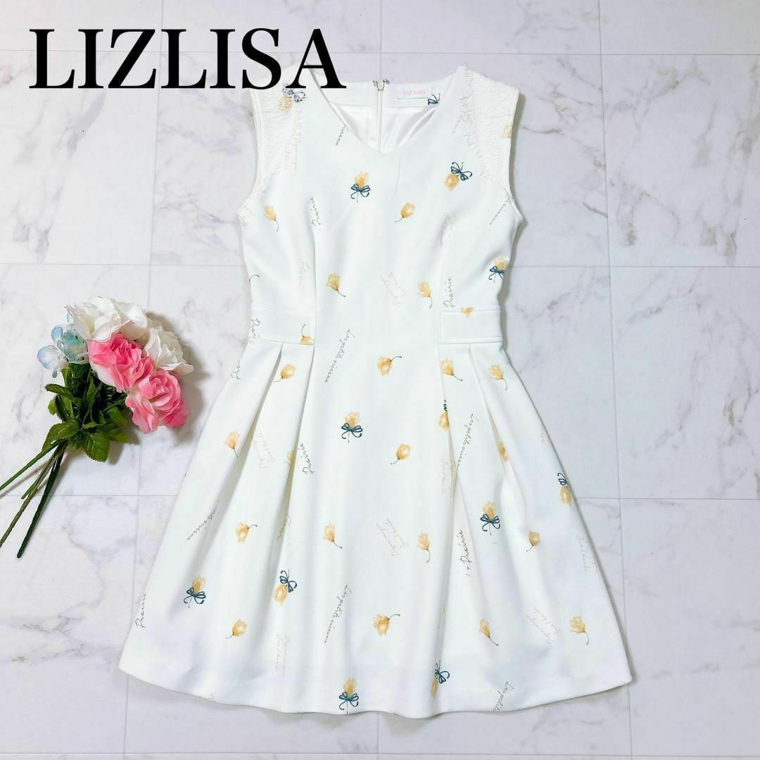LIZ LISA - □ LIZ LISA ノースリーブワンピース Aライン LIZ LISA - □ LIZ LISA ノースリーブワンピース Aライン