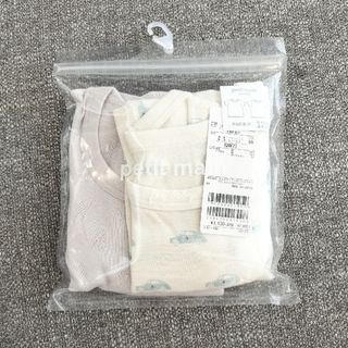 petit main - 新品未使用　プティマイン　半袖肌着　2Pセット　男女　下着　インナー