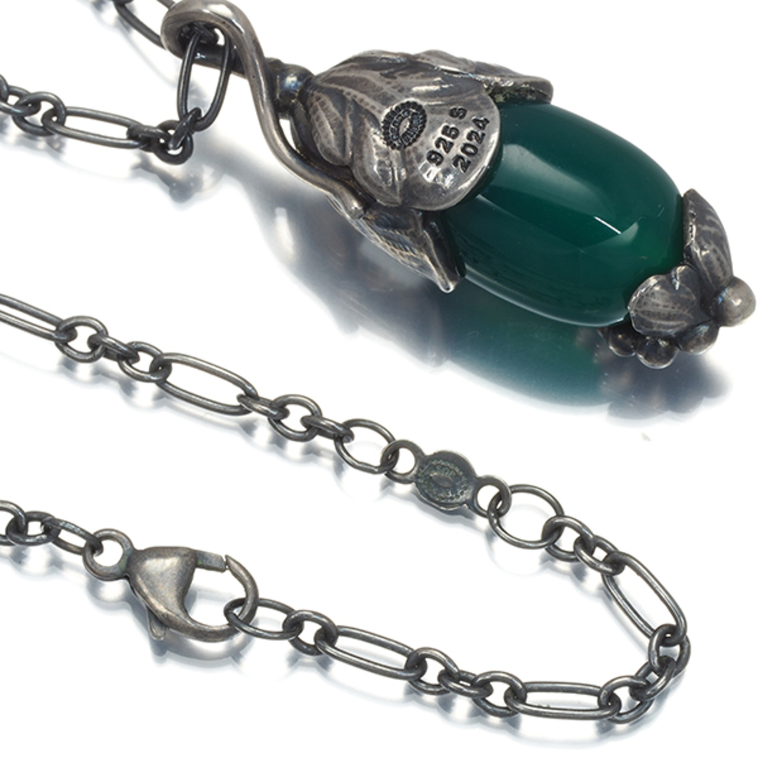 Georg Jensen - ジョージジェンセン ネックレス カルセドニー Georg Jensen - ジョージジェンセン ネックレス カルセドニー