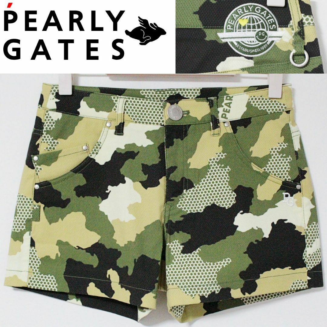 PEARLY GATES - 新品 パーリーゲイツ ストレッチ迷彩 ロゴ刺繍 PEARLY GATES - 新品 パーリーゲイツ ストレッチ迷彩 ロゴ刺繍