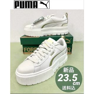 PUMA - ムラサキスポーツPUMAリボンスニーカーの通販 by fifi PUMA - ムラサキスポーツPUMAリボンスニーカーの通販 by fifi