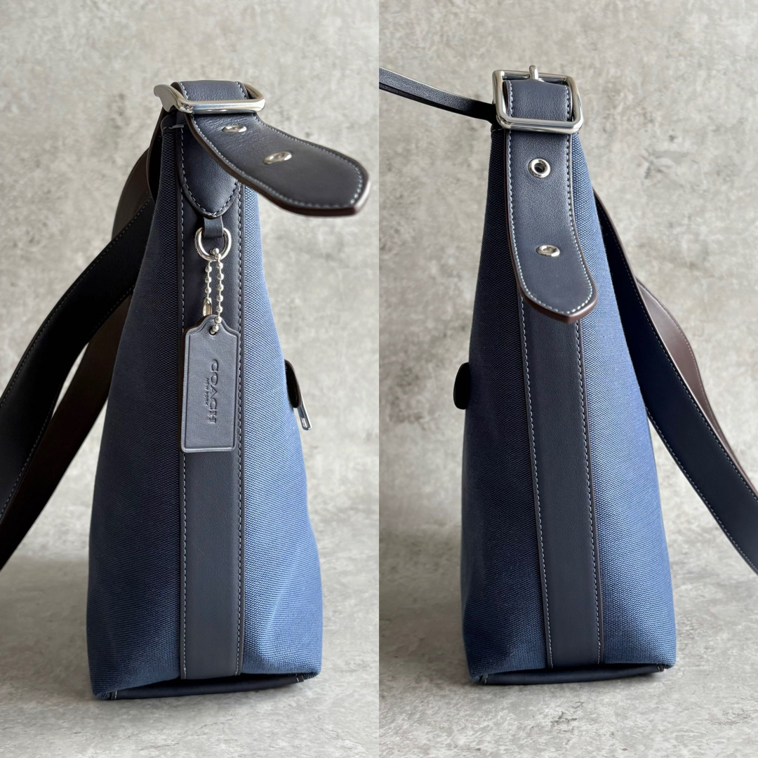 COACH - 【極美品】COACH ヴァルダッフル ホースロゴ デニム COACH - 【極美品】COACH ヴァルダッフル ホースロゴ デニム