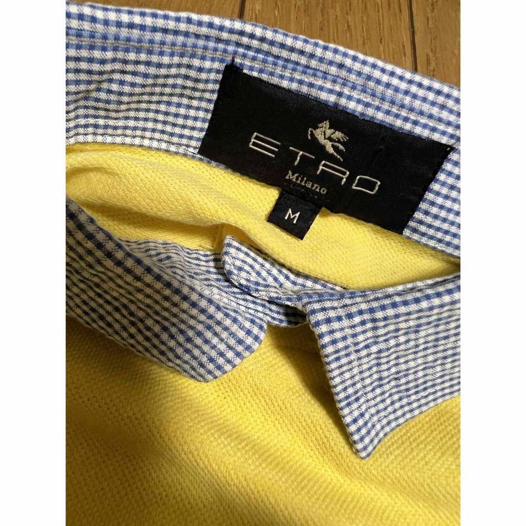ETRO - エトロ ETRO ポロシャツ 半袖 黄色の通販 by ぽ ETRO - エトロ ETRO ポロシャツ 半袖 黄色の通販 by ぽ