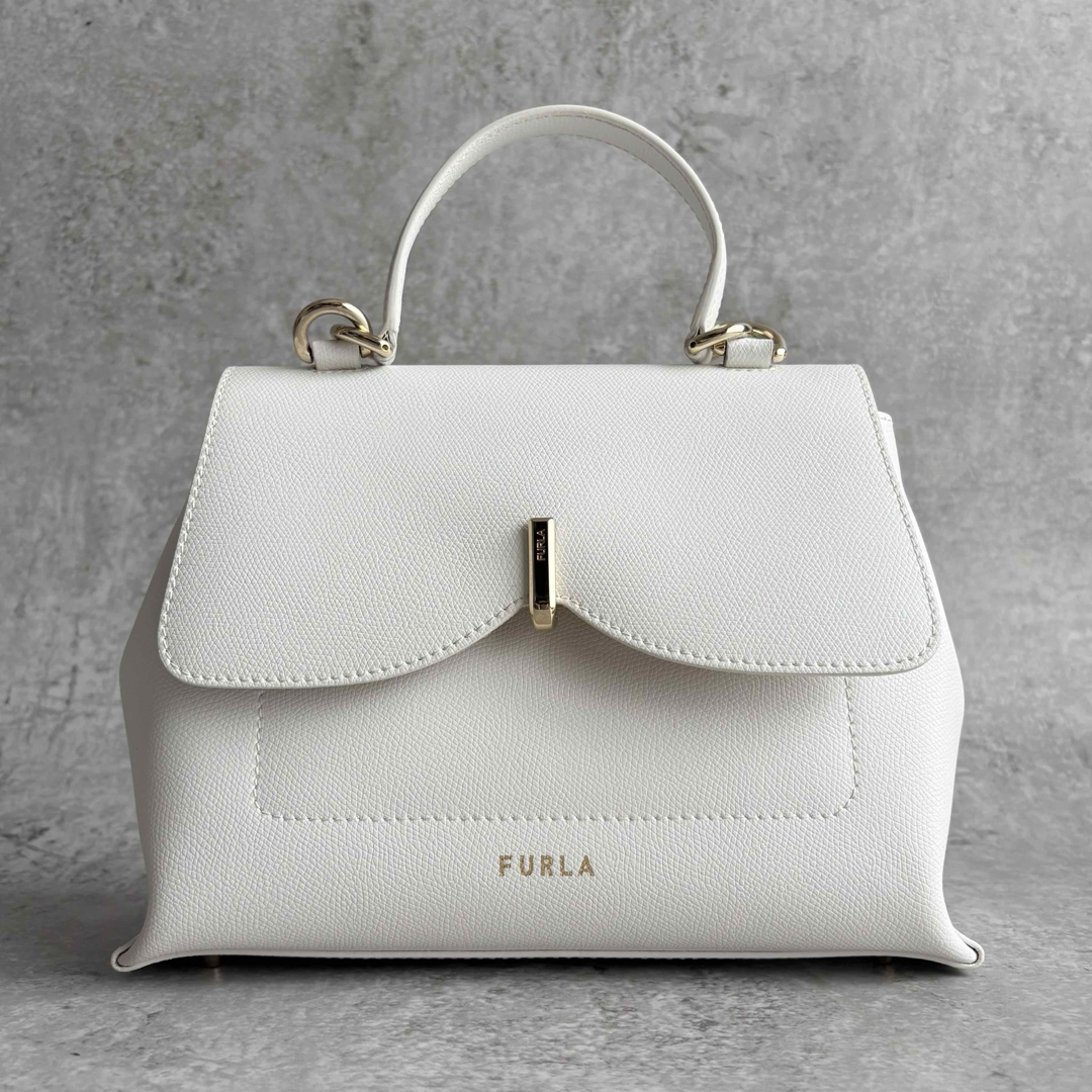 FURLA - 【極美品】FURLA リボン トップハンドル 2way FURLA - 【極美品】FURLA リボン トップハンドル 2way