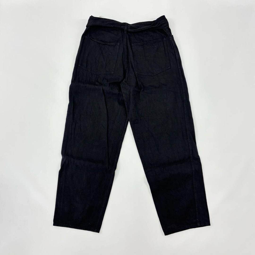 COMOLI - 25ss 新品 COMOLI デニム ベルテッド パンツ ブラック COMOLI - 25ss 新品 COMOLI デニム ベルテッド パンツ ブラック