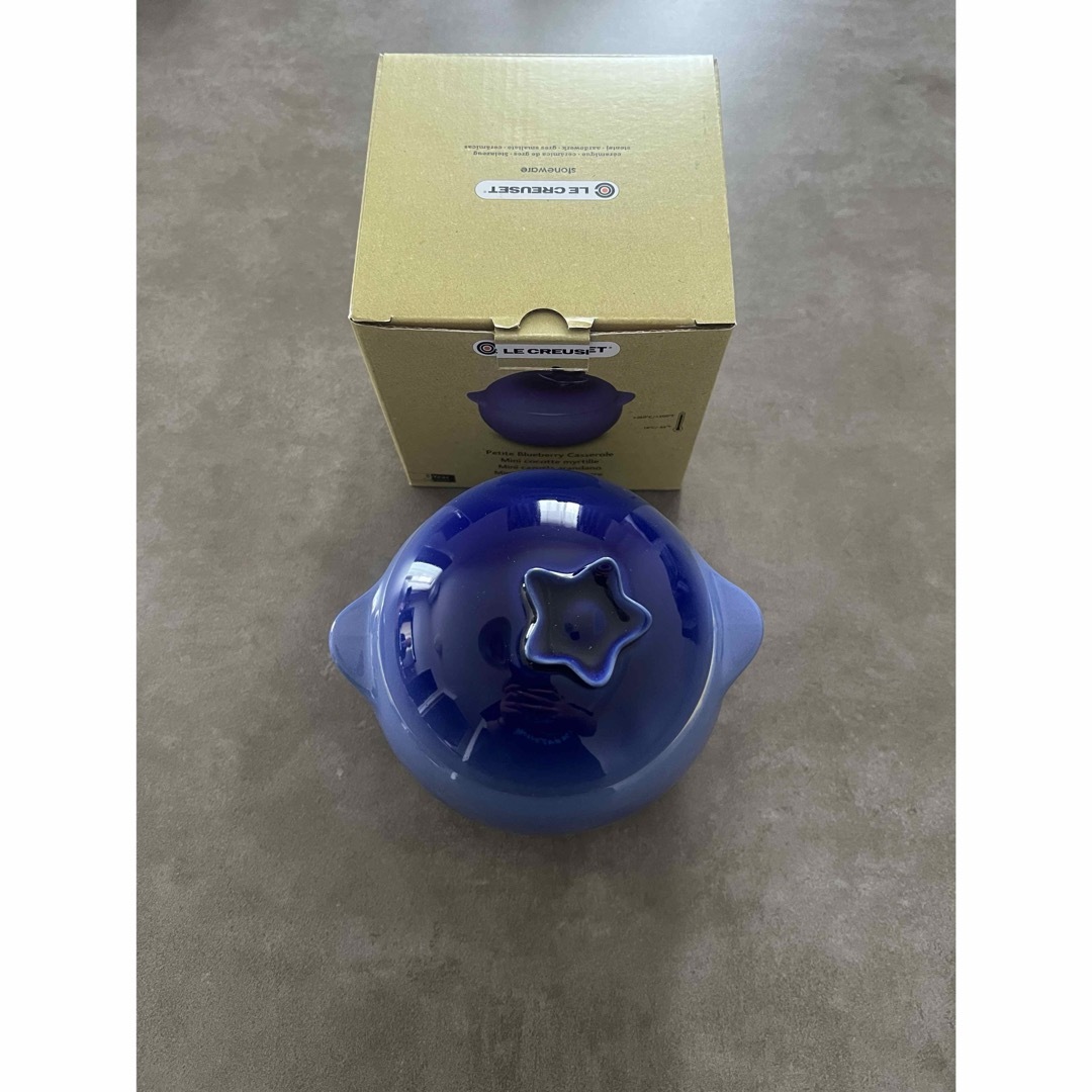 LE CREUSET - レア 新品 ル・クルーゼ ミニ・ブルーベリー 小物 LE CREUSET - レア 新品 ル・クルーゼ ミニ・ブルーベリー 小物