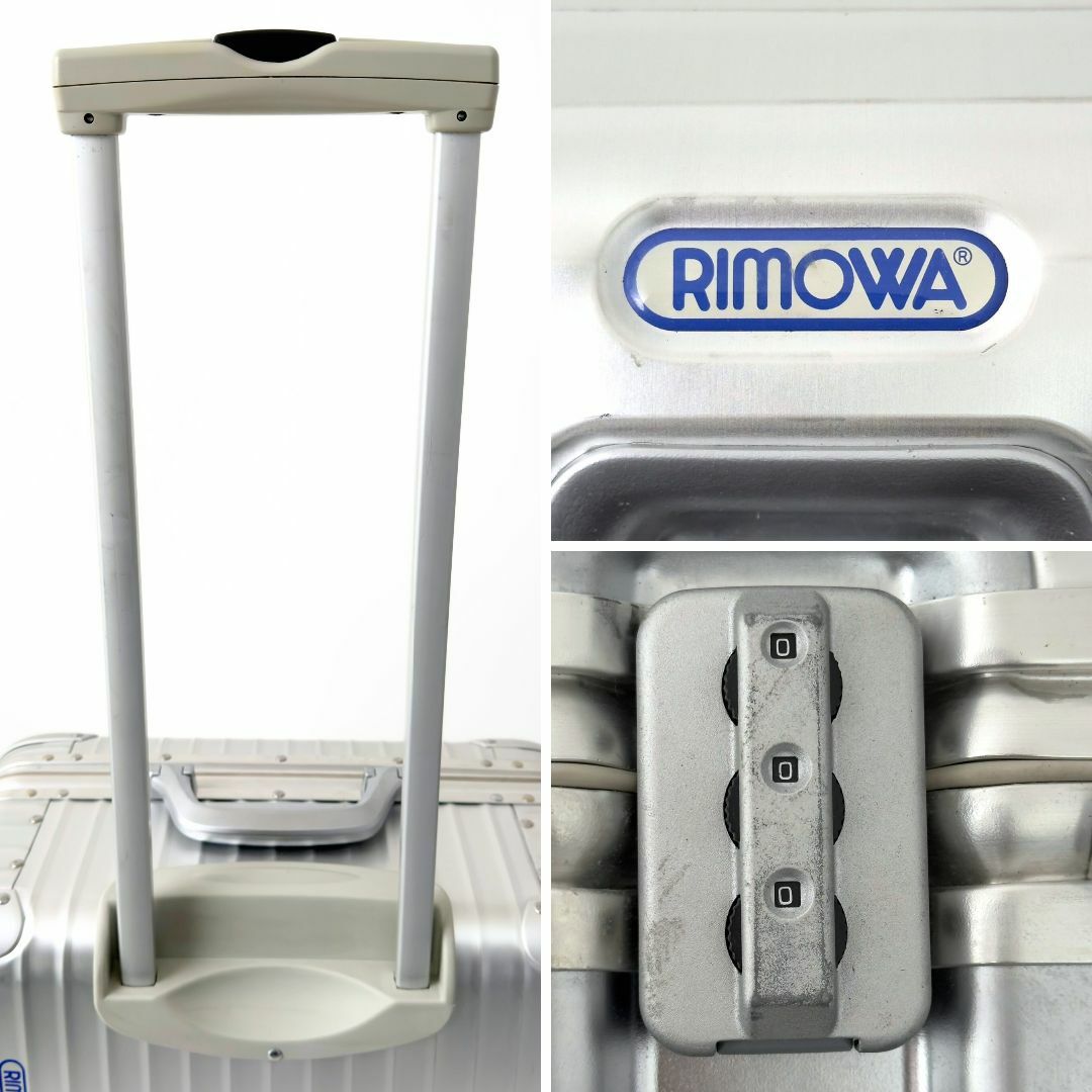 RIMOWA - リモワ トパーズ 63L 2輪 TSAロックベルト付 ジャンボ RIMOWA - リモワ トパーズ 63L 2輪 TSAロックベルト付 ジャンボ