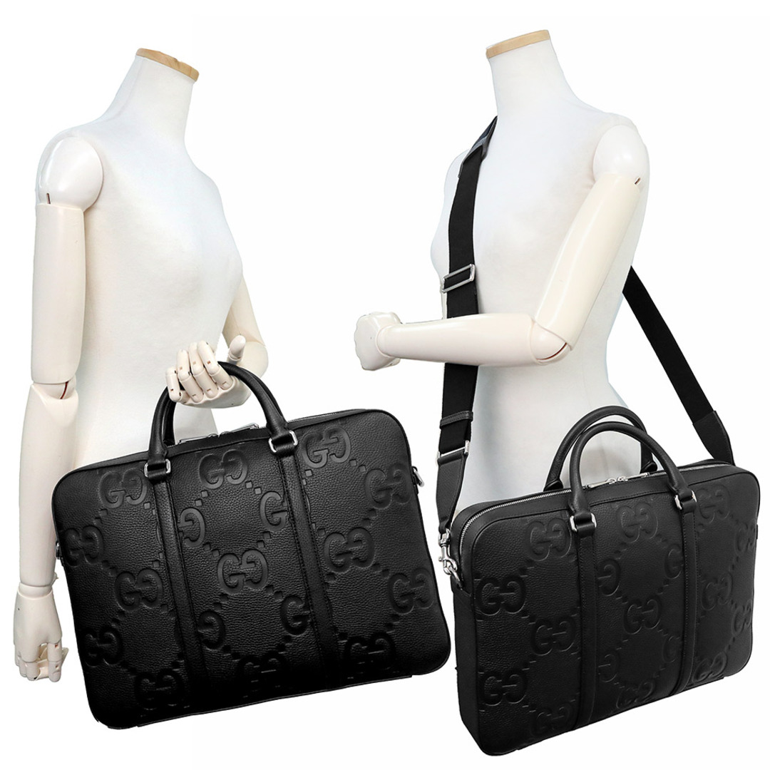 GUCCI - グッチ ジャンボGG ビジネス ブリーフケース ショルダー GUCCI - グッチ ジャンボGG ビジネス ブリーフケース ショルダー