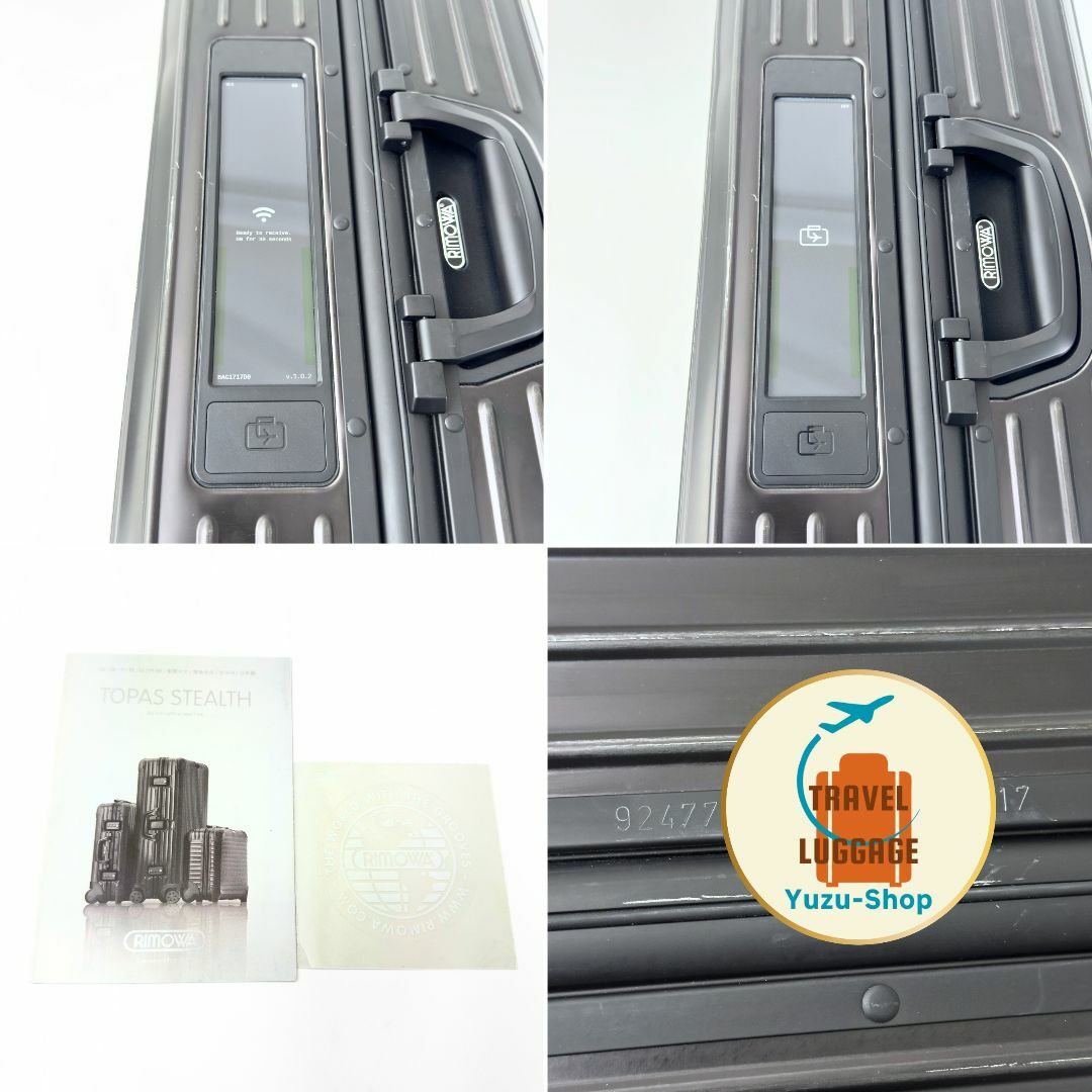 RIMOWA - リモワ トパーズ ステルス 電子タグ 98L 4輪 TSAロック RIMOWA - リモワ トパーズ ステルス 電子タグ 98L 4輪 TSAロック