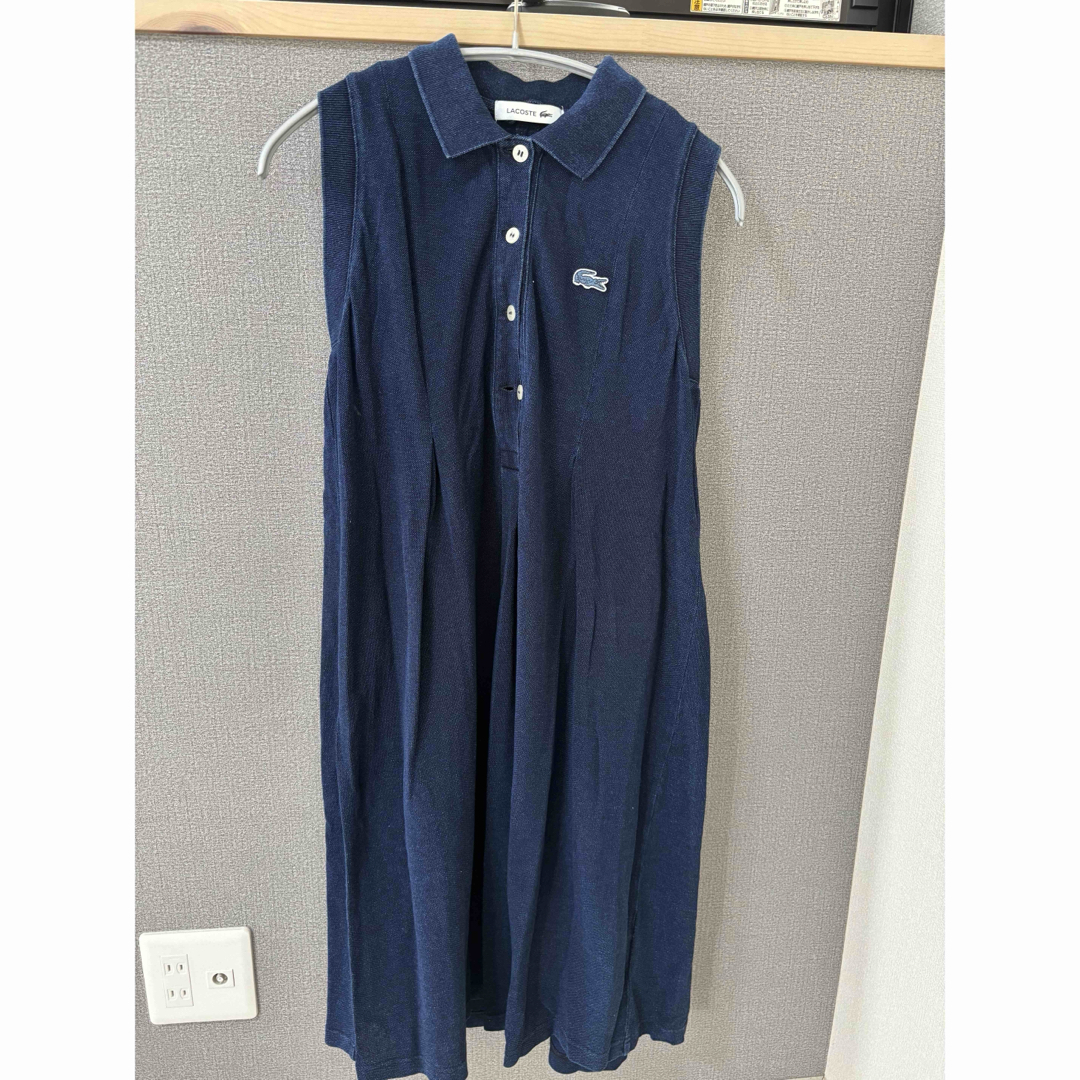 LACOSTE - LACOSTE ノースリーブワンピの通販 by m5's shop LACOSTE - LACOSTE ノースリーブワンピの通販 by m5's shop
