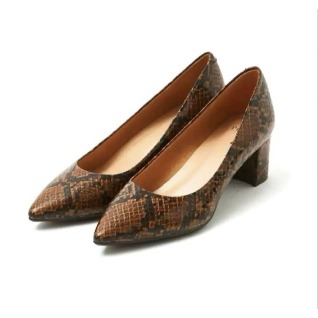 AU BANNISTER - Au BANNISTER パンプス チャンキーヒール 24cm AU BANNISTER - Au BANNISTER パンプス チャンキーヒール 24cm
