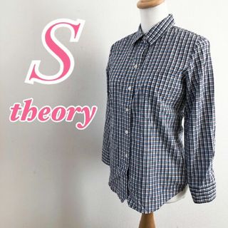 Theory - theory セオリー シルク混 シャツ size4/黒 Theory - theory セオリー シルク混 シャツ size4/黒