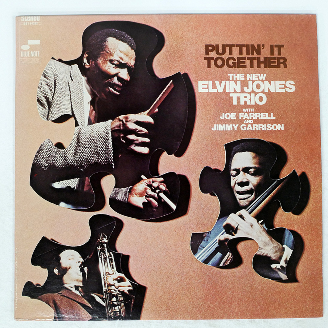 US盤 ELVIN JONES/PUTTIN' IT TOGETHER/BLUE NOTE BST84282 LPの US盤 ELVIN JONES/PUTTIN' IT TOGETHER/BLUE NOTE BST84282 LPの