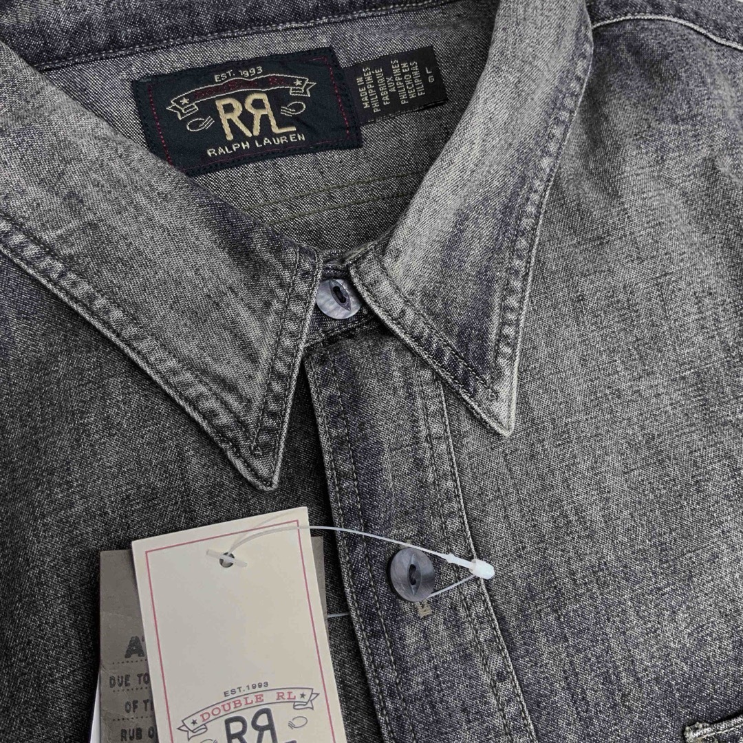 RRL - L 新品 RRL デニムシャツ キムタク グランメゾン東京 パリ RRL - L 新品 RRL デニムシャツ キムタク グランメゾン東京 パリ