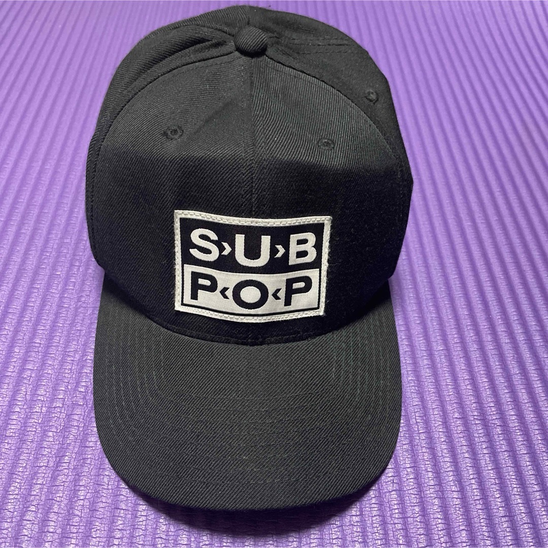 SUB POP - 状態良い SUB POP サブポップ ベースボールキャップ SUB POP - 状態良い SUB POP サブポップ ベースボールキャップ