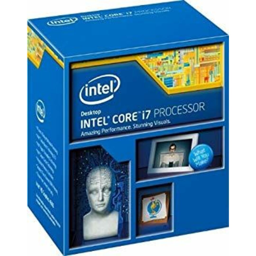 Intel CPU Core-I7 3.50GHz 8Mキャッシュ LGA1150 BX80646I74771 rdzdsi3 スマホ/家電/カメラのPC/タブレット(PCパーツ)の商品写真