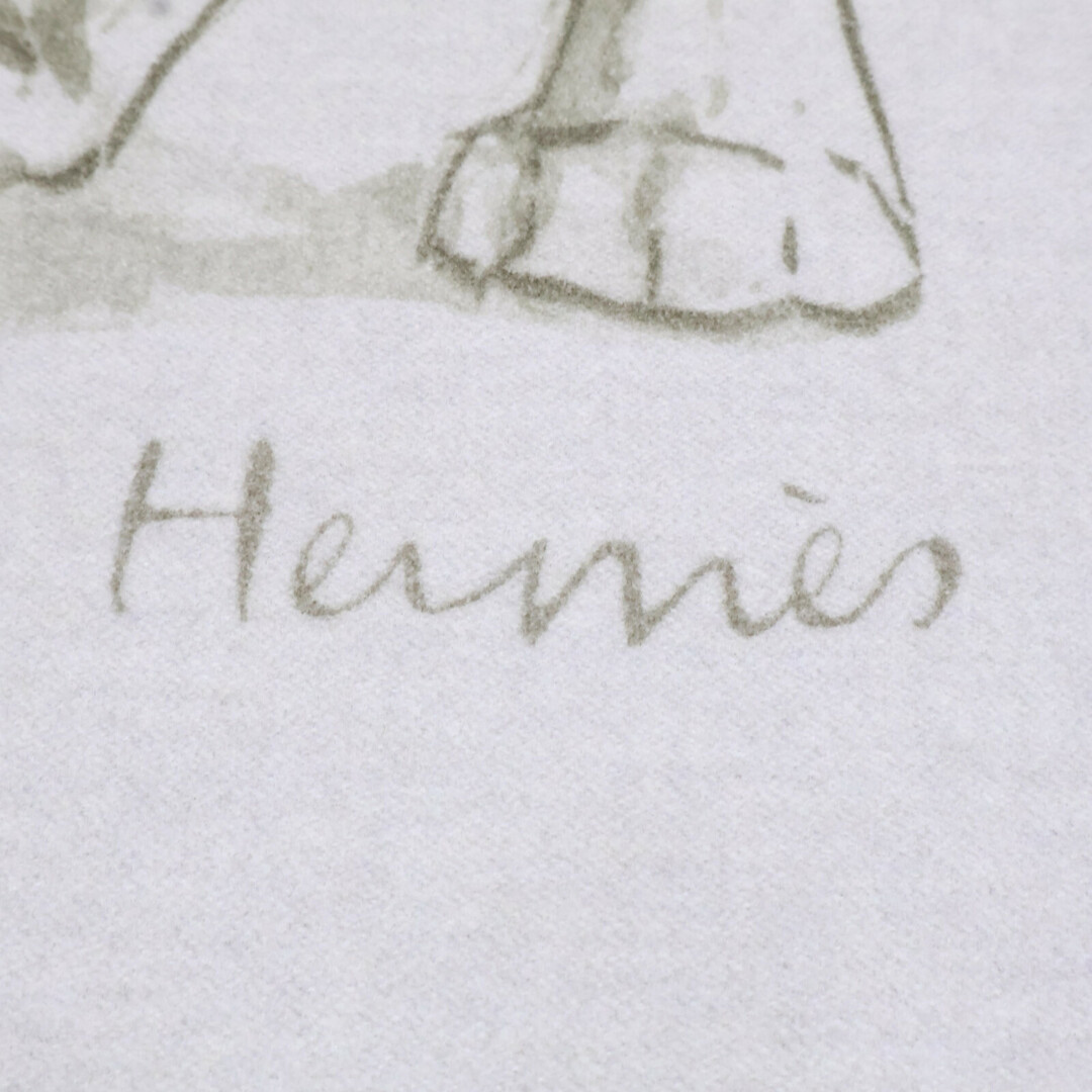 HERMES - エルメス 美品 カシミヤ100 タイガー ブランケットの HERMES - エルメス 美品 カシミヤ100 タイガー ブランケットの
