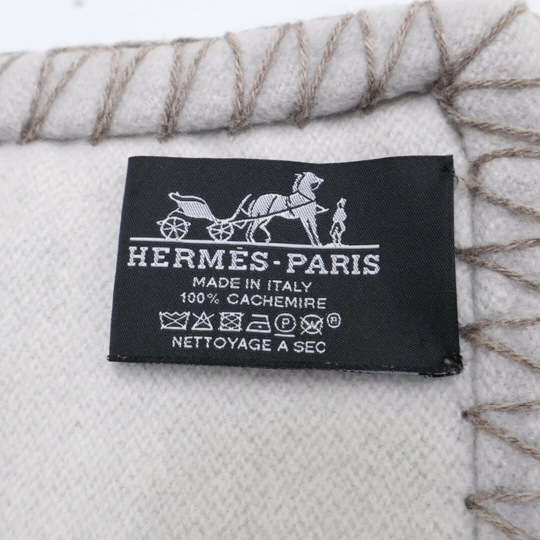 HERMES - エルメス 美品 カシミヤ100 タイガー ブランケットの HERMES - エルメス 美品 カシミヤ100 タイガー ブランケットの