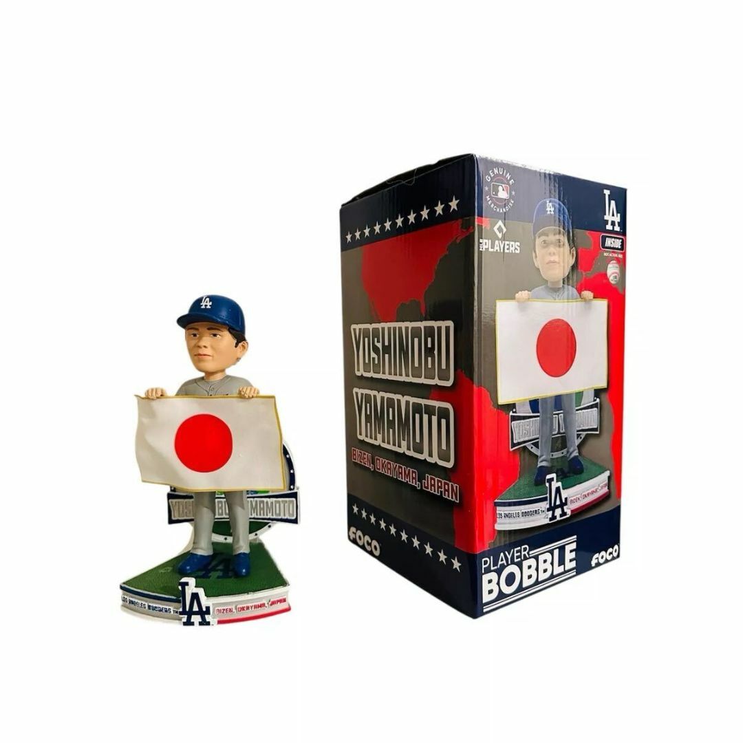 新品 未開封 224個限定 山本由伸 日本国旗ボブルヘッド MLB 新品 未開封 224個限定 山本由伸 日本国旗ボブルヘッド MLB