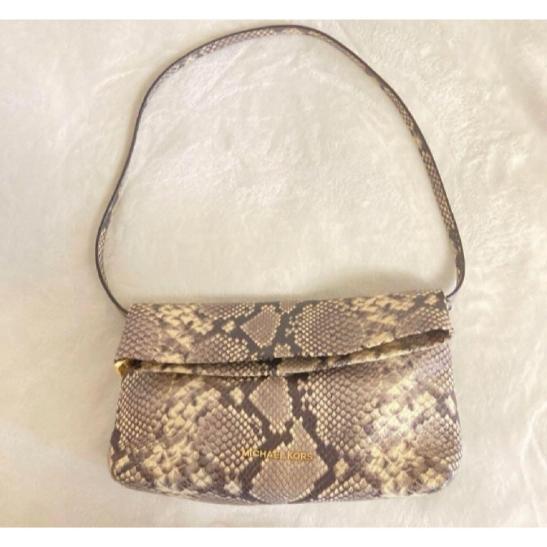 MICHAEL KORS - 美品 マイケルコース パイソン柄 ショルダー MICHAEL KORS - 美品 マイケルコース パイソン柄 ショルダー