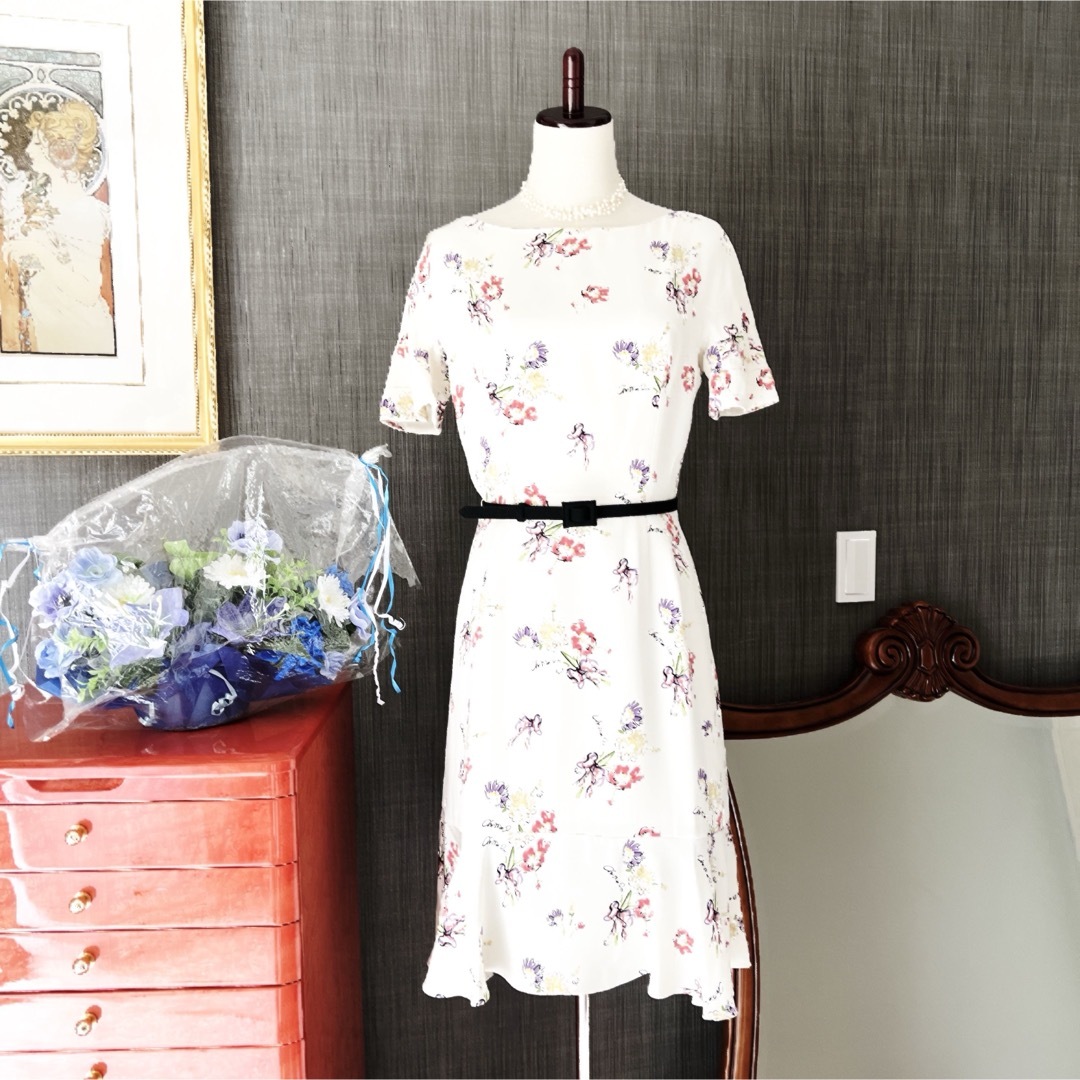 Christian Dior - 美品 ChristianDior ディオール シルク 花柄 Christian Dior - 美品 ChristianDior ディオール シルク 花柄