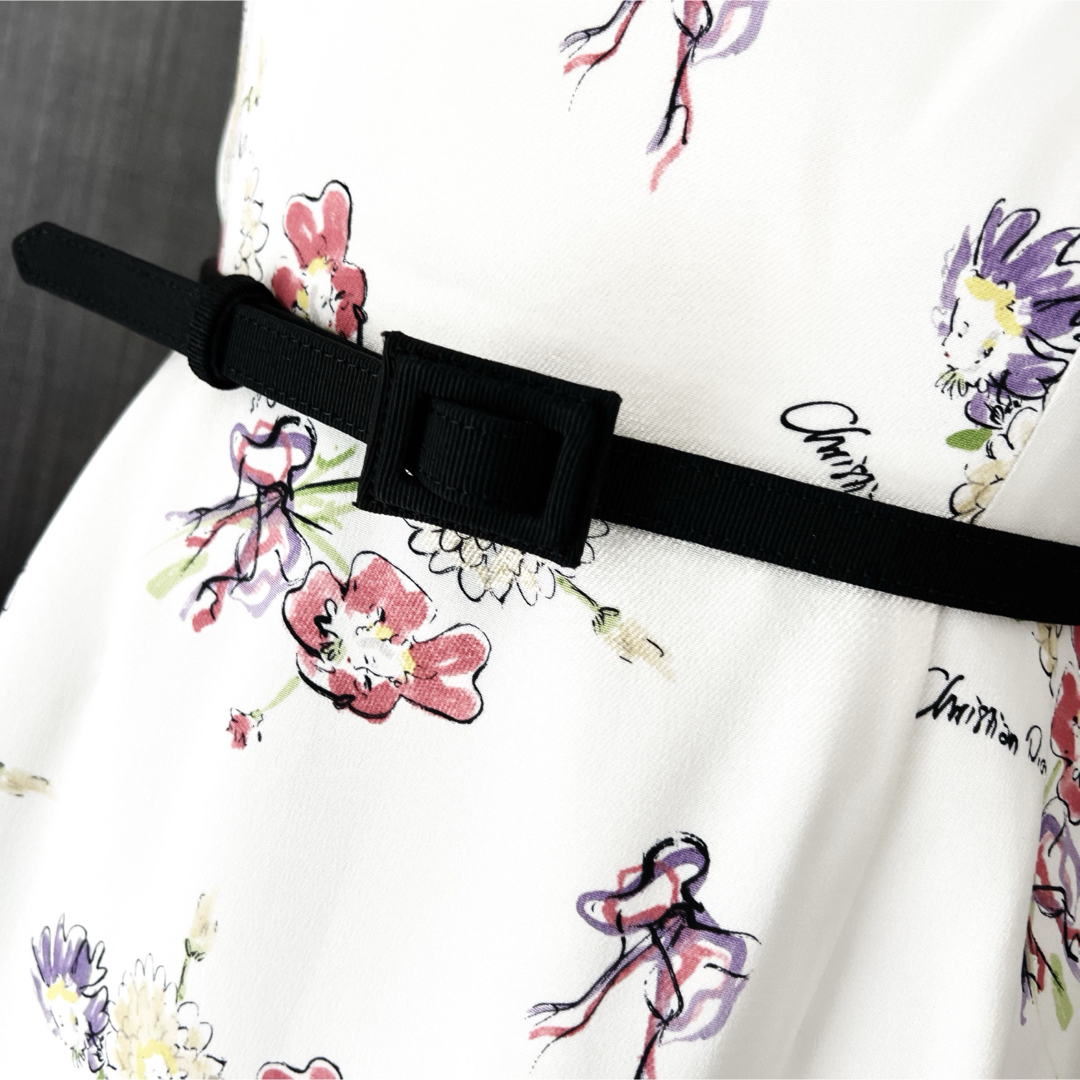 Christian Dior - 美品 ChristianDior ディオール シルク 花柄 Christian Dior - 美品 ChristianDior ディオール シルク 花柄