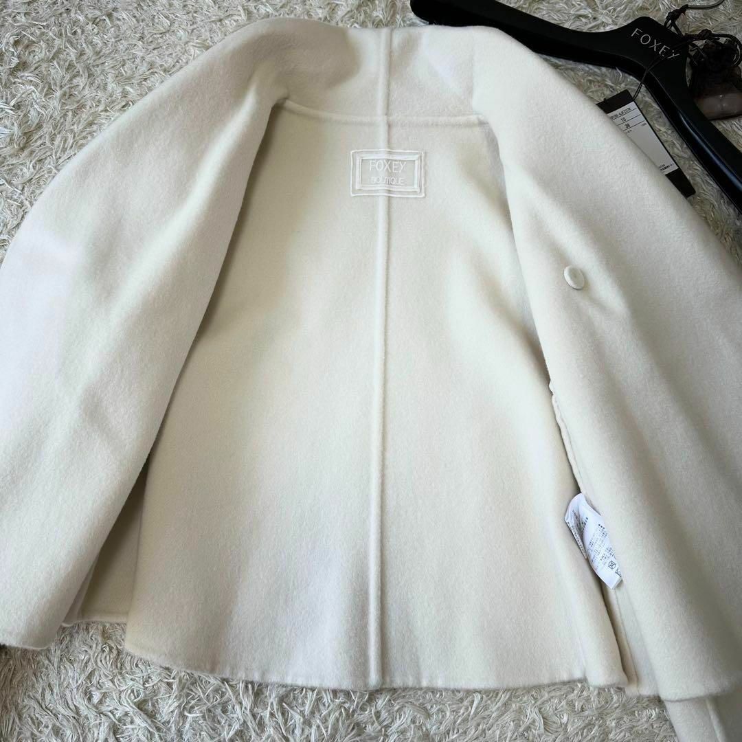 FOXEY - FOXEY フォクシー カシミヤ ショート丈 コート ブルゾン FOXEY - FOXEY フォクシー カシミヤ ショート丈 コート ブルゾン
