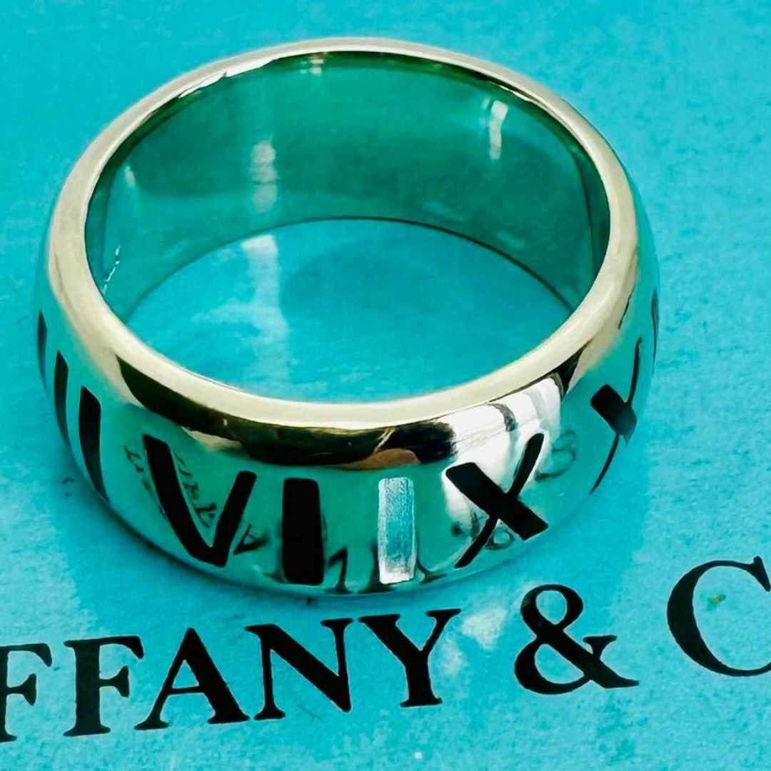 Tiffany & Co. - D738 極美品 ティファニー アトラス リング Tiffany & Co. - D738 極美品 ティファニー アトラス リング