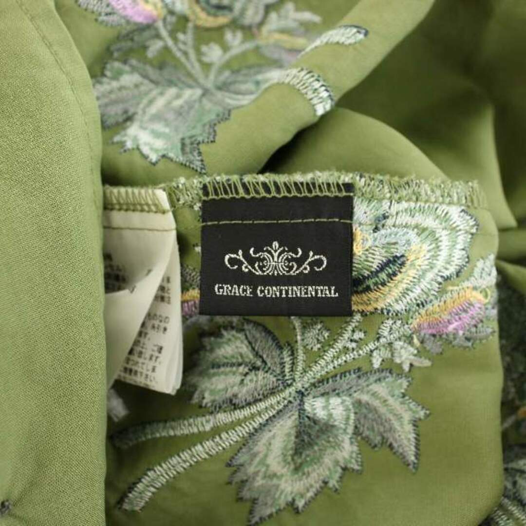 GRACE CONTINENTAL - グレースコンチネンタル フラワー刺繍 GRACE CONTINENTAL - グレースコンチネンタル フラワー刺繍