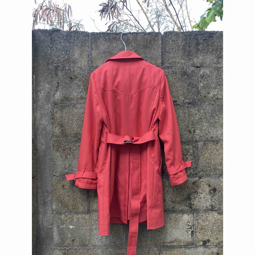 Ameri VINTAGE - vintage ロングコート ジャケット 赤の通販 by Ameri VINTAGE - vintage ロングコート ジャケット 赤の通販 by