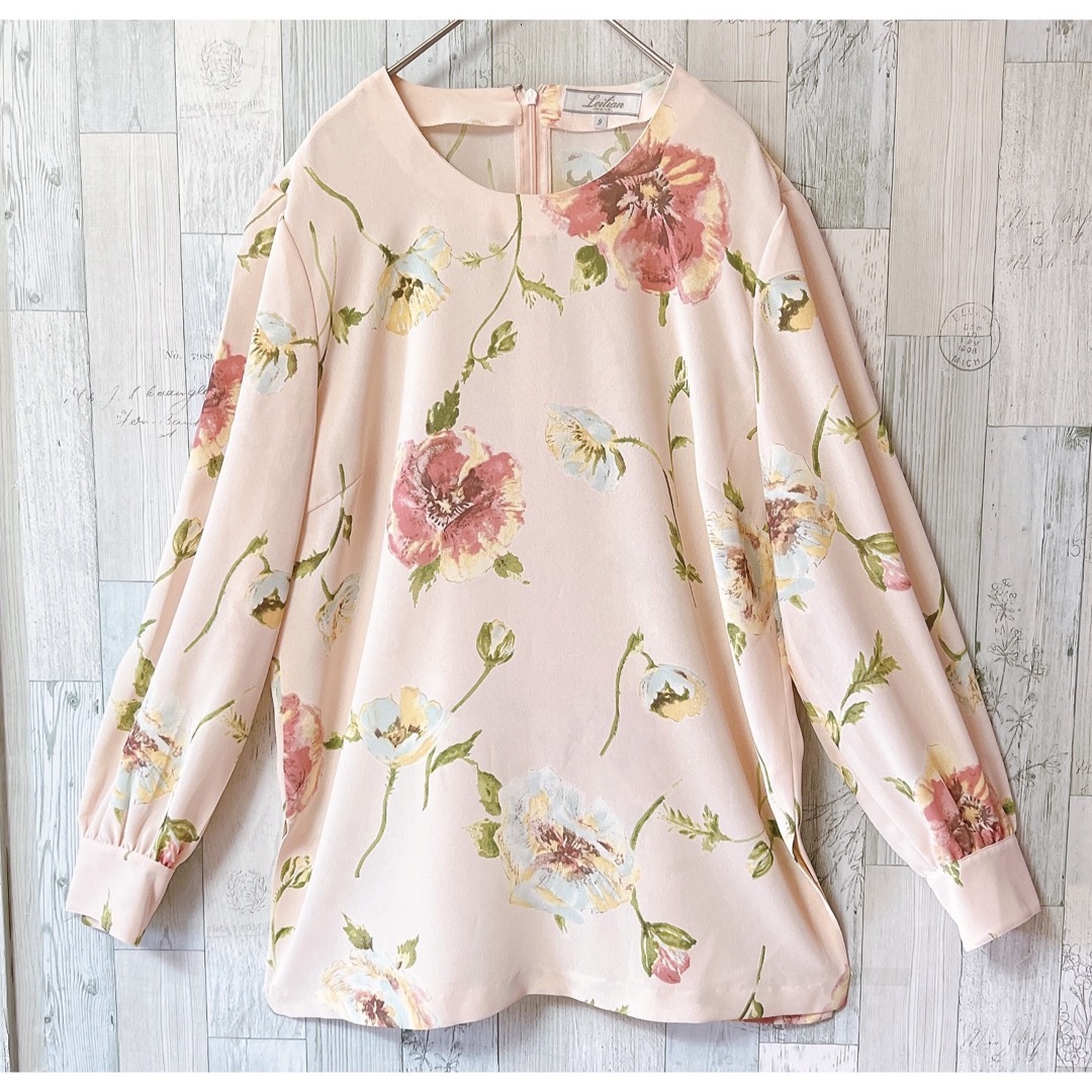 leilian - レリアン【美品】 チュニックブラウス M ストール付き leilian - レリアン【美品】 チュニックブラウス M ストール付き