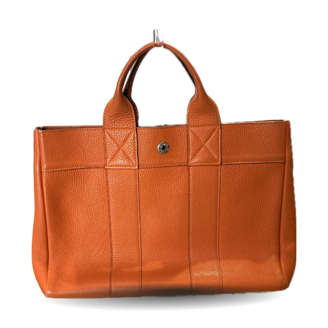 HERMES - エルメス フールトゥPM オールレザー トゴ オレンジ HERMES - エルメス フールトゥPM オールレザー トゴ オレンジ
