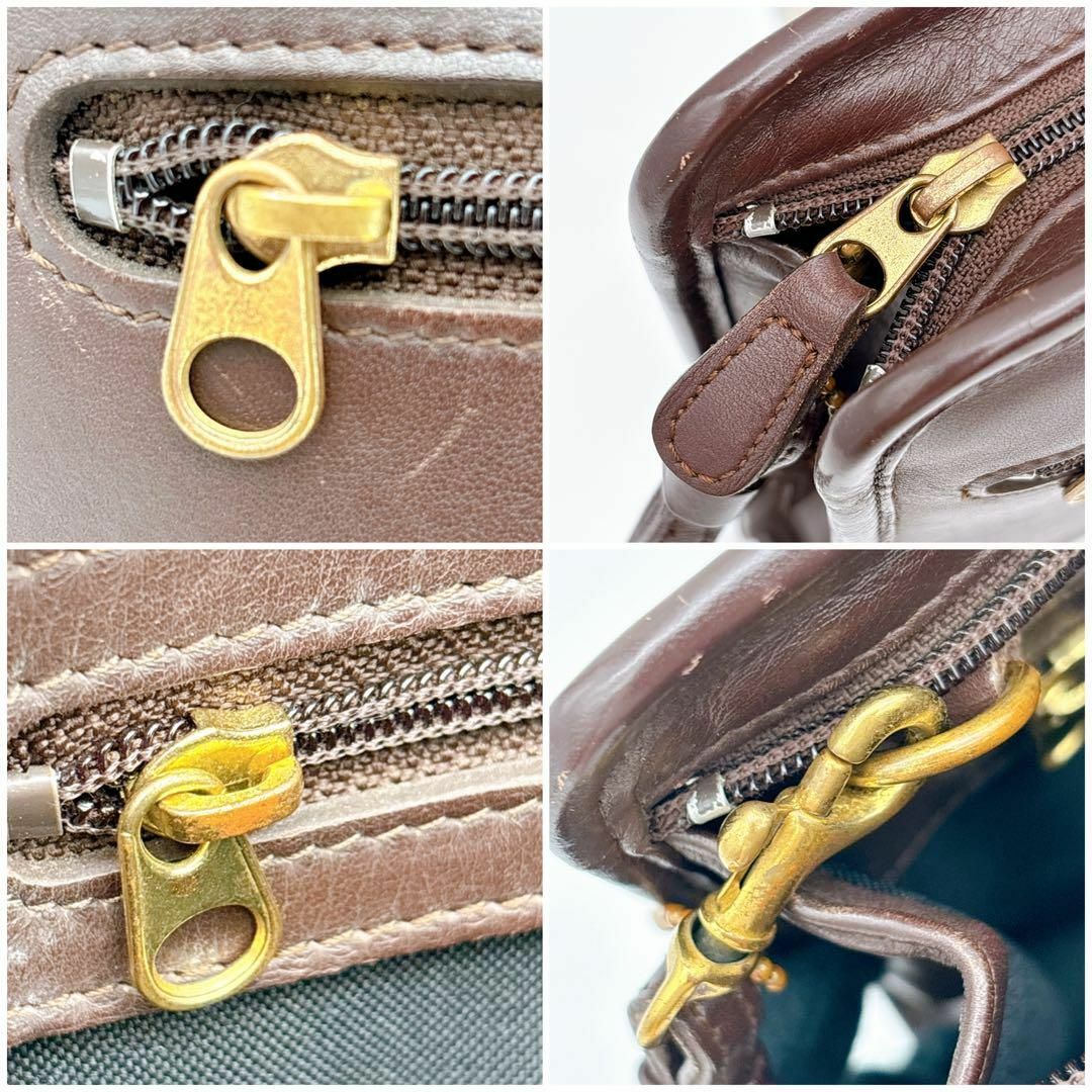 COACH - 美品 B011 オールドコーチ USA製 セカンドバッグ 焦茶の COACH - 美品 B011 オールドコーチ USA製 セカンドバッグ 焦茶の
