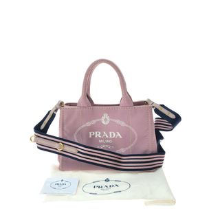 PRADA - プラダ ナイロン×レザー 三角プレートロゴ ハンド PRADA - プラダ ナイロン×レザー 三角プレートロゴ ハンド