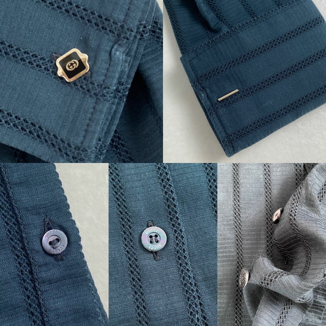 GUCCI - グッチ ブラウス 長袖 GGロゴ GUCCI かわいい 希少 GUCCI - グッチ ブラウス 長袖 GGロゴ GUCCI かわいい 希少