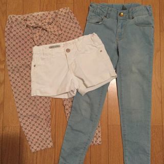 ザラ(ZARA)のZara ボトム3点セット120(パンツ/スパッツ)