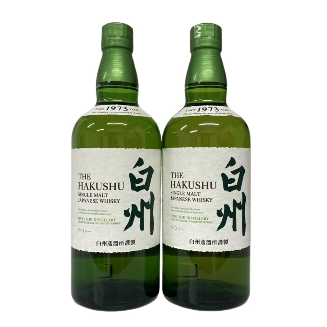 サントリー - 2本セット サントリー ウイスキー 白州NV 700ml 43 サントリー - 2本セット サントリー ウイスキー 白州NV 700ml 43