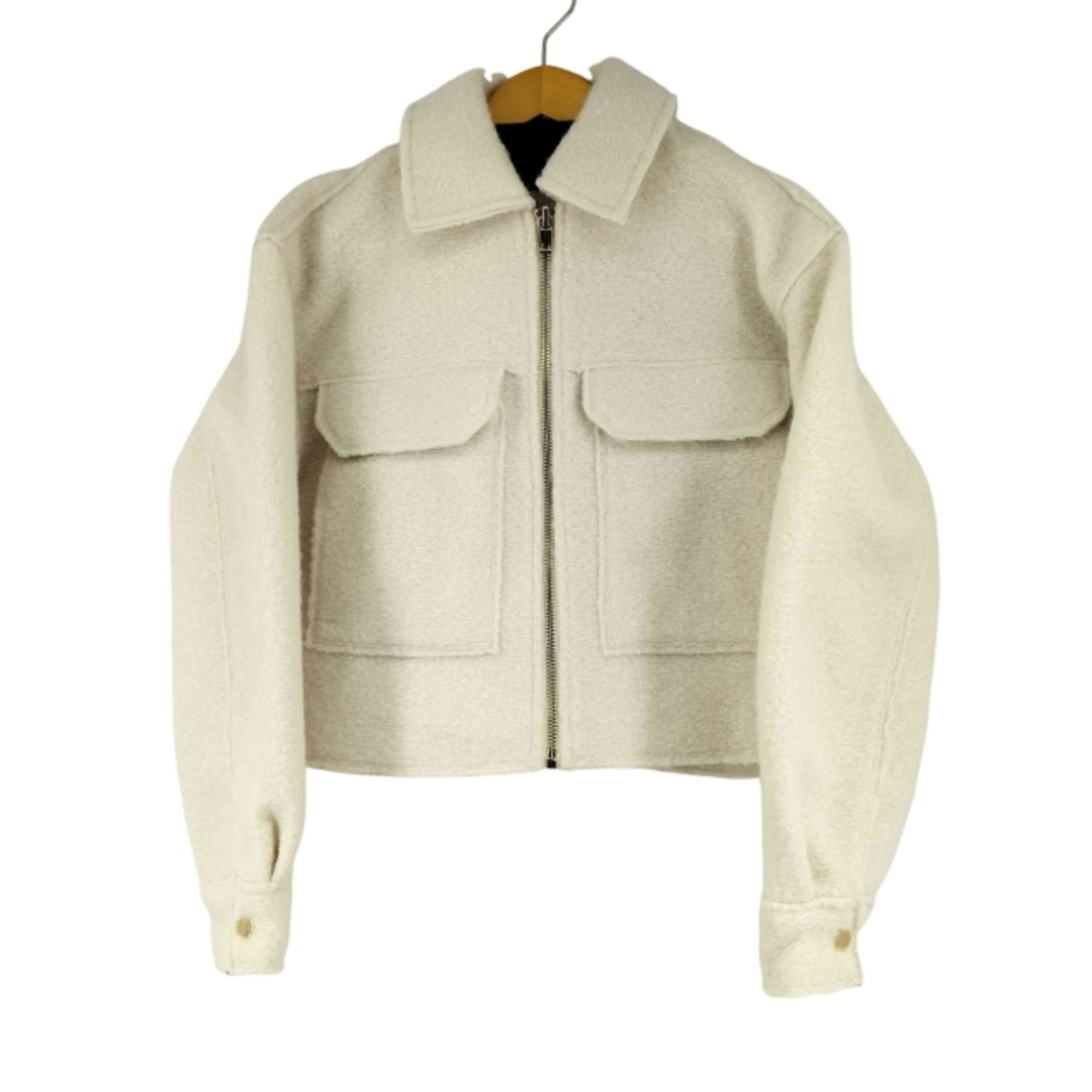 ZARA - ZARA(ザラ) ブークレショートジャケット レディース ZARA - ZARA(ザラ) ブークレショートジャケット レディース