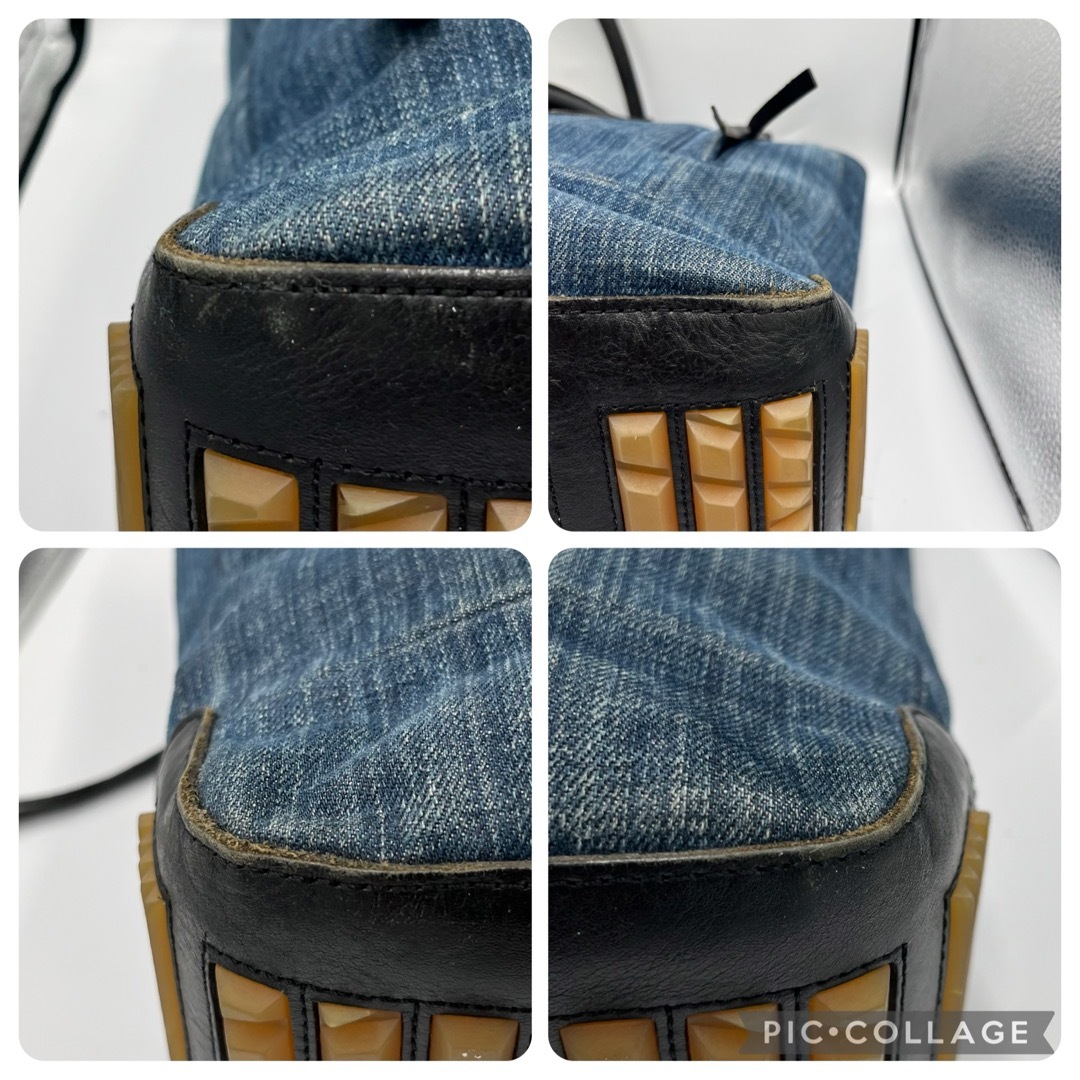 DIESEL - 【美品】ディーゼル トートバッグ デニム レザー A4 DIESEL - 【美品】ディーゼル トートバッグ デニム レザー A4