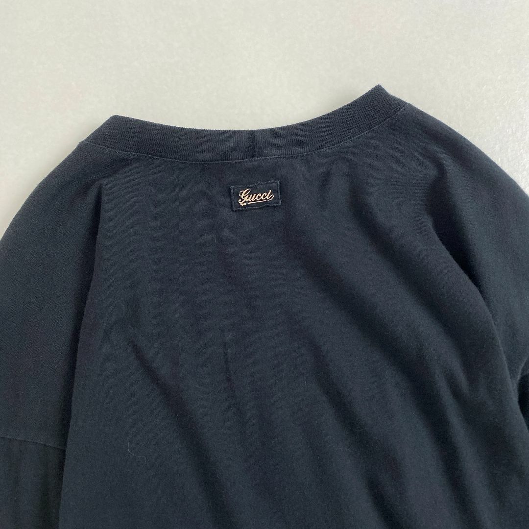 GUCCI - グッチ 長袖Tシャツ プレート gucciロゴ カットソー