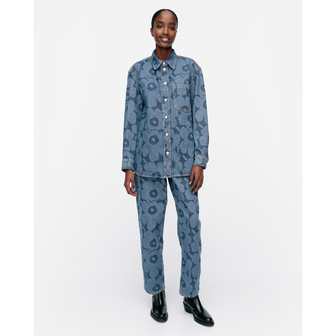 marimekko - マリメッコ Maridenim Vaihe Unikko シャツ 32の marimekko - マリメッコ Maridenim Vaihe Unikko シャツ 32の