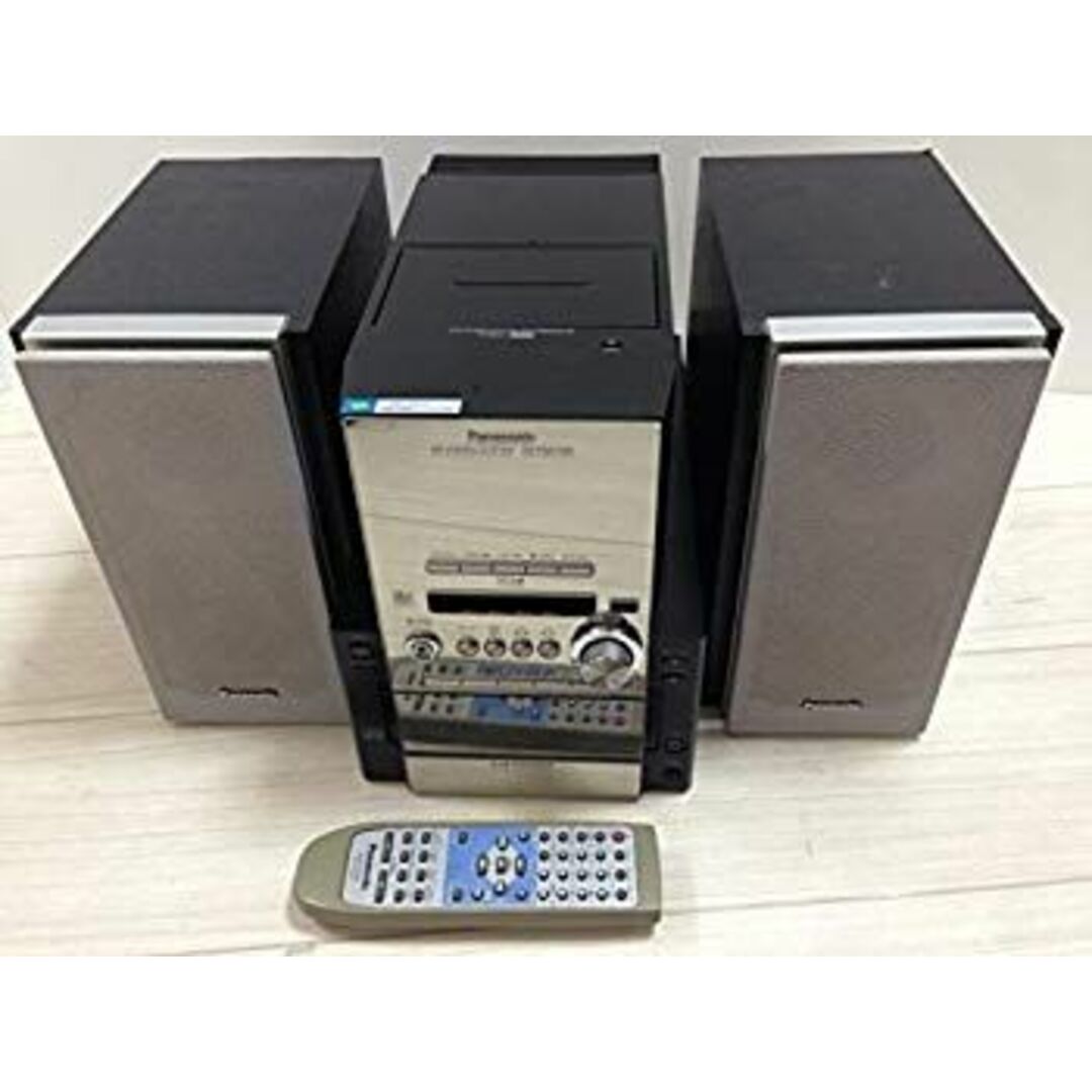 Panasonic パナソニック　SC-PM57MD-S シルバー　MDステレオシステム　（5CD/MD/カセットコンポ/5CDチェンジャー）（本体SA-PM57MDとスピーカーS 9jupf8b