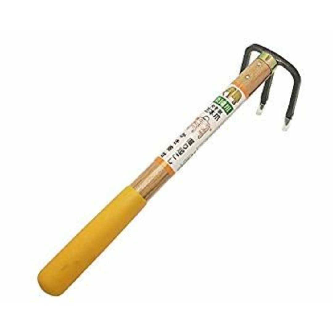 浅香工業 象 片手鍬 三本爪 300mm 椎柄 グリップ付 9jupf8b インテリア/住まい/日用品のインテリア/住まい/日用品 その他(その他)の商品写真