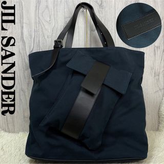 JIL SANDER - 超貴重!ジルサンダー◇トートバッグ 黒◇新品未 JIL SANDER - 超貴重!ジルサンダー◇トートバッグ 黒◇新品未